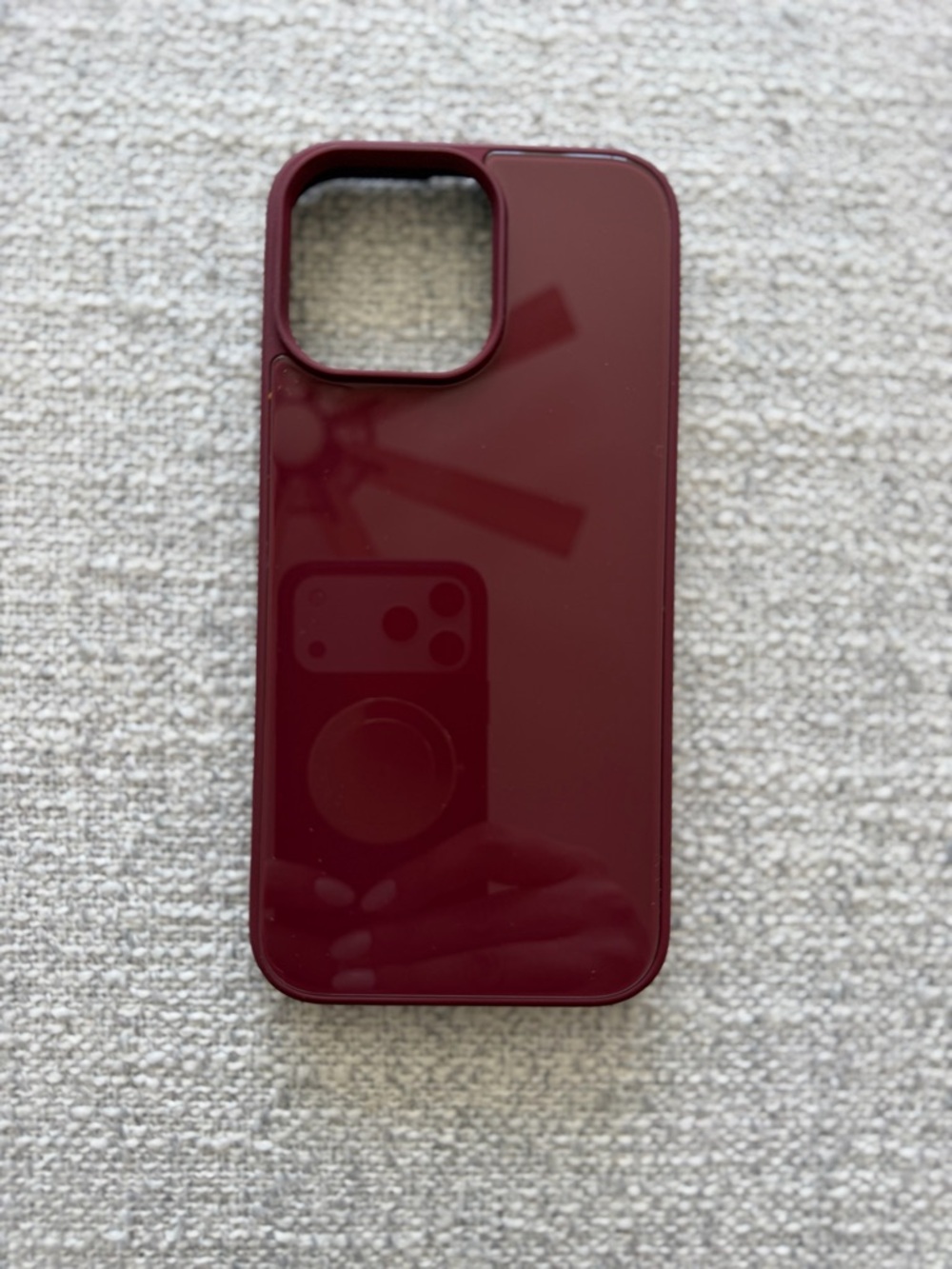 Burgundy iPhone 16 pro max Case
